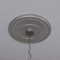 Ekena Millwork Berkshire PVC Medallion (Canopies up to 8 3/8"), 19"OD x 3 1/2"ID x 1"P, Bright Coat Aluminum CMP19BEBAL - alternate 7